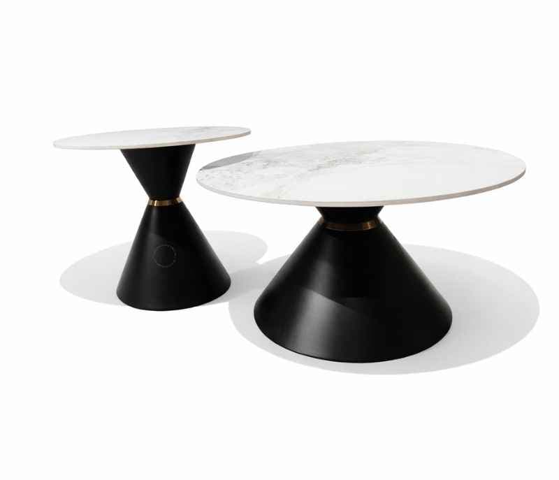 Image 2 for A42 Centre Table Ceramic Base Metal (HYD)(CP)
