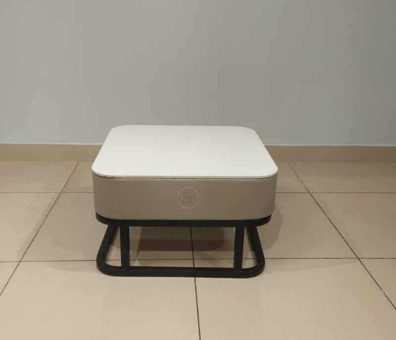 Image 7 for Instaa - 40856-C10-301 Powder Coted Metal Base & Glass With Centerdmarbal Marble Top (BSK)