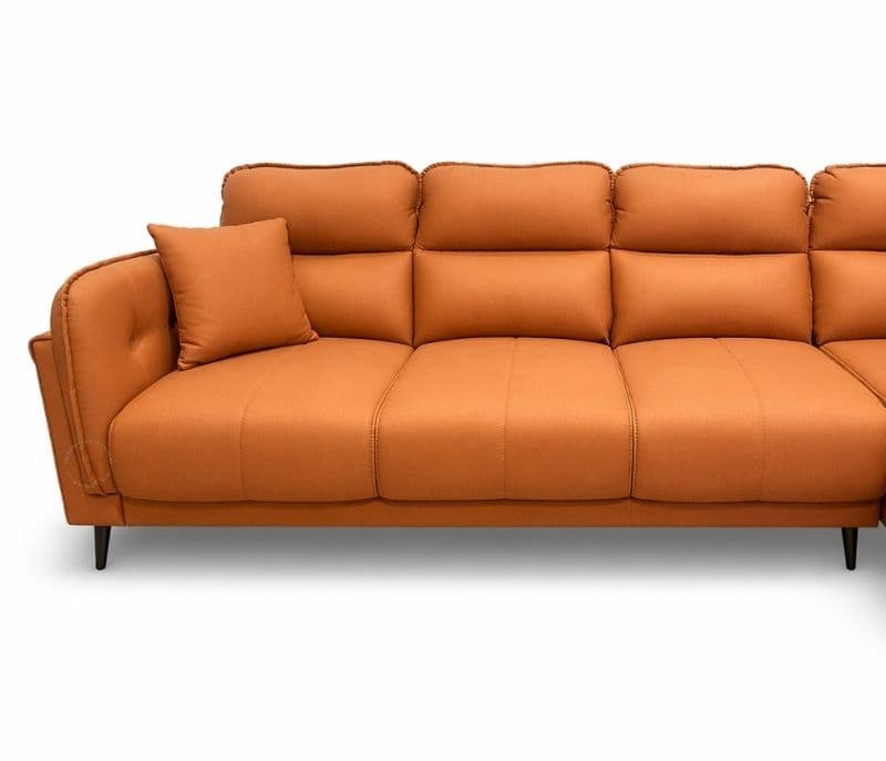 Image 8 for Austin Sofa 3+Lounger Micro Suede Fabric (HYD)