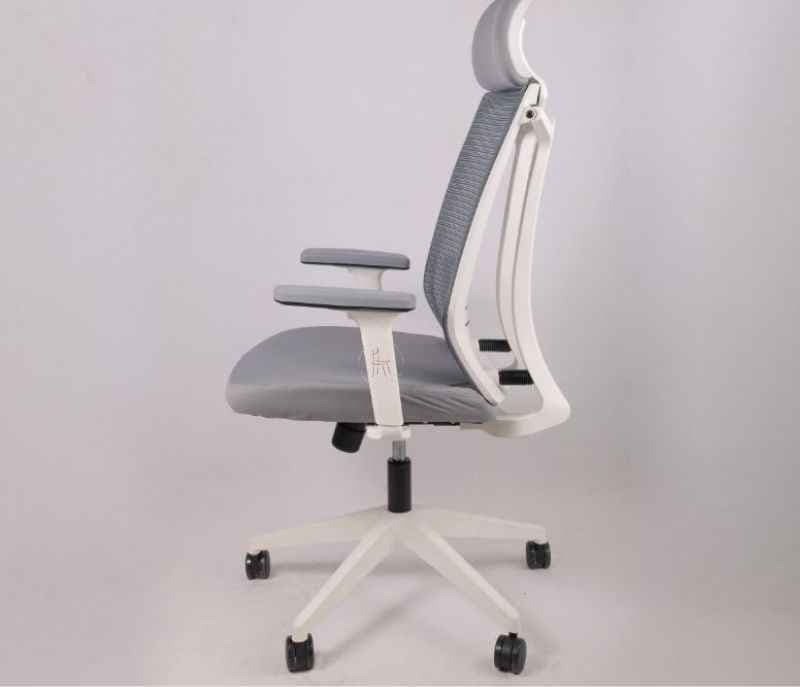 Image 4 for Twister HB White Ergonomic High-Back Mesh Office Chair  Adjustable Height  Revolving Study Work from Home Chair (WFH)/Computer Desk Chair  Back Lumbar Support  Ergonomic Chair  Tilting  Arm Support