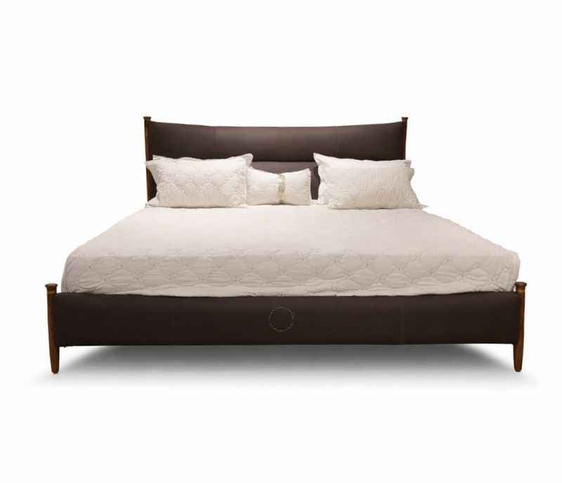 Image 4 for 2502 Queen Size Leather Bed without Storage (HYD)