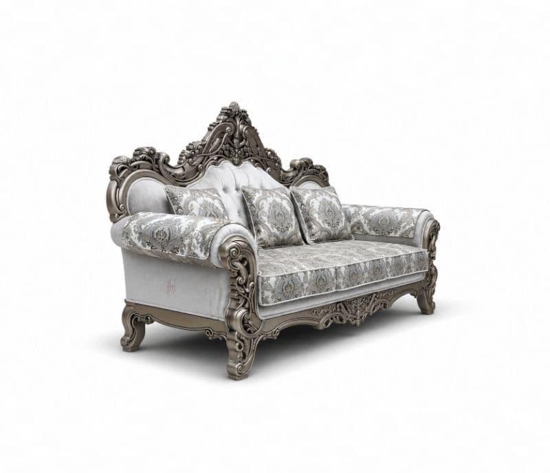 Image 5 for Carving Mughal-E-Azam Sofa Set 3+2+2+CT (OWD)