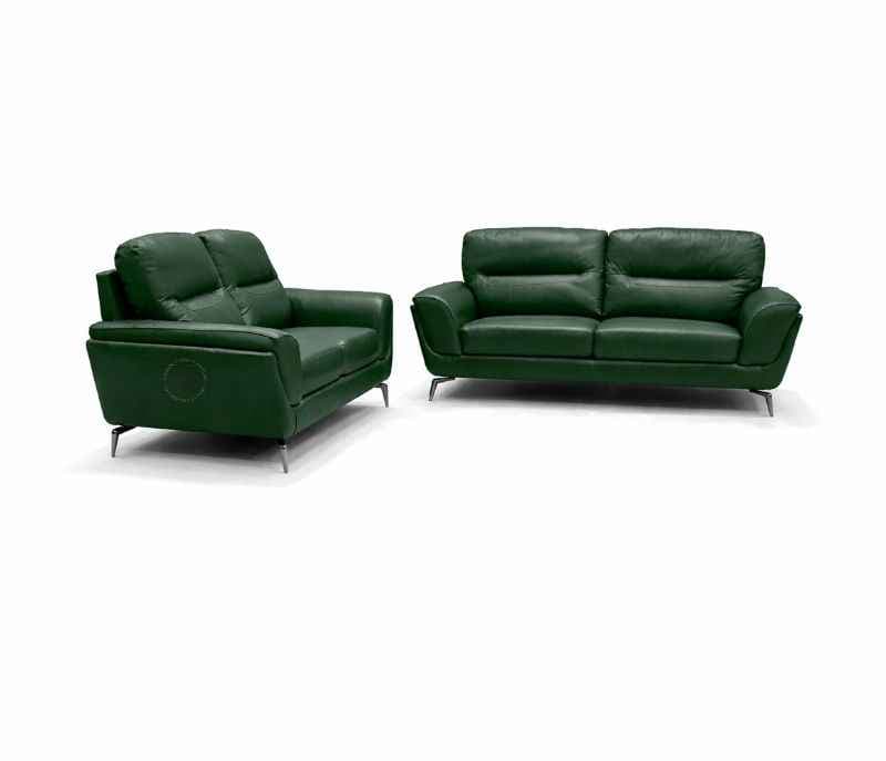 Image 2 for JH 317 Sofa (Green) 3+2 Seater Body Touch Leather  (EC)