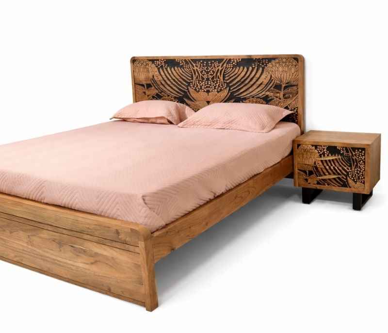 Image 4 for Tropicana Queen Sized Bed Without Storage