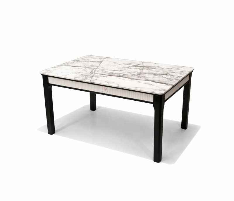 Image 9 for 30807 Artificial Leather Base Rubber Wood 1+4 Seater