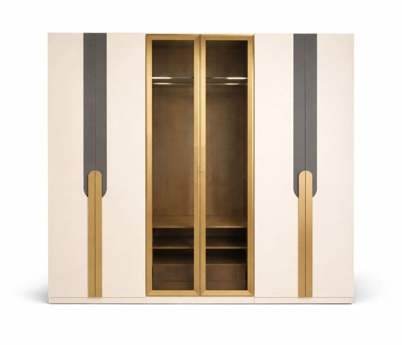 Image 13 for 45005 Bedroom Set King Size 72x78 With Hydraulic Storage + Dresser 2 Bed Side Table + 6 Door Wardrobe (KORA OTD)