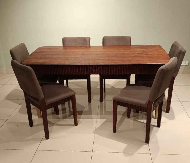 Image 2 for Fluted Dining table-1+6 chairs (BSk OTD)