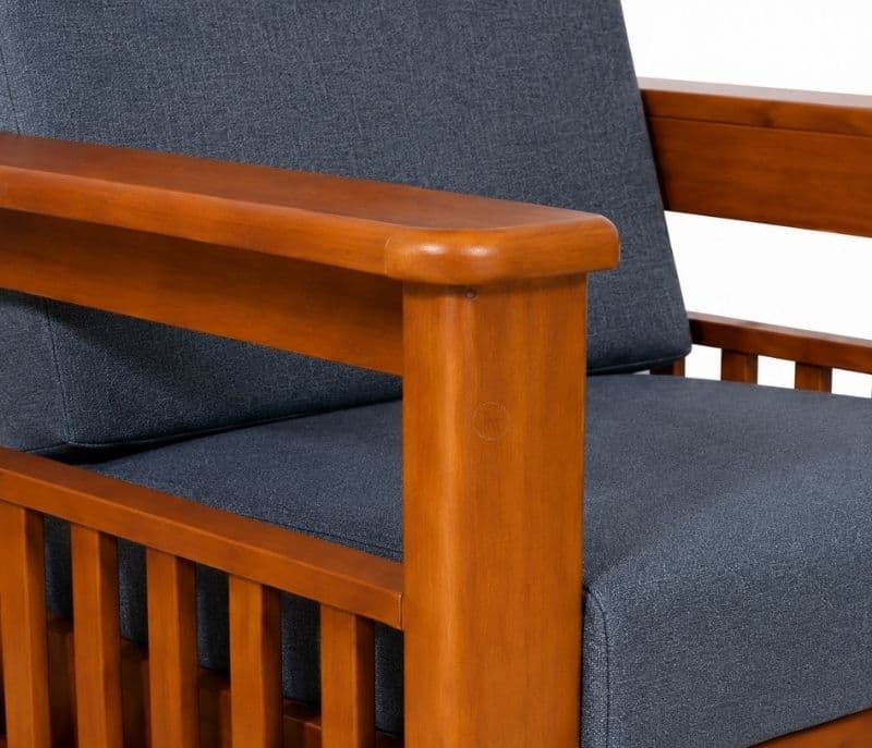 Image 7 for Emrald Sofa 3+1+1 Seater Solid Rubber Wood (ZAM) (OWD)
