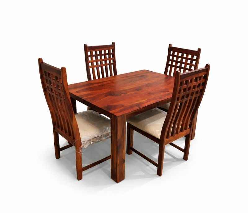 Image 3 for M1 Dining Set 1+4 Walunt Finish Wood (BTM)
