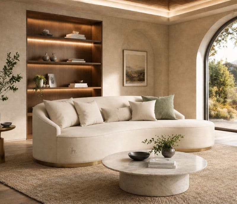 Image 5 for Osbert Premium Curved Sofa