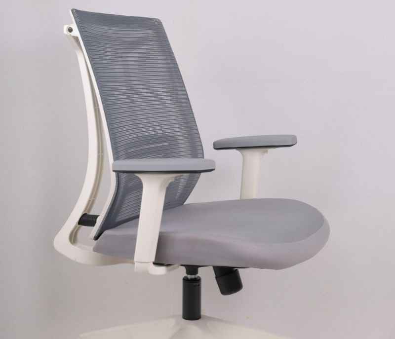 Image 5 for Twister MB White Ergonomic High-Back Mesh Office Chair  Adjustable Height  Revolving Study Work from Home Chair (WFH)/Computer Desk Chair  Back Lumbar Support  Ergonomic Chair  Tilting  Arm Support