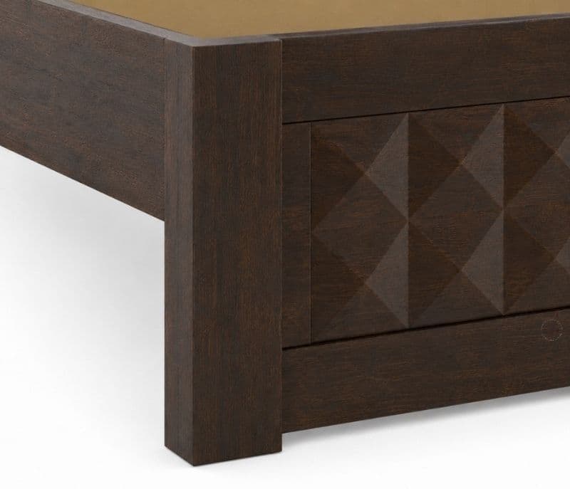 Image 6 for Nido Plain Sheesham Wood Bed (WI)