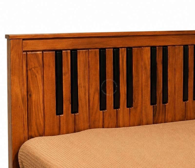 Image 4 for Piano King Size Hydraulic Box strorage  Mahogany Wood