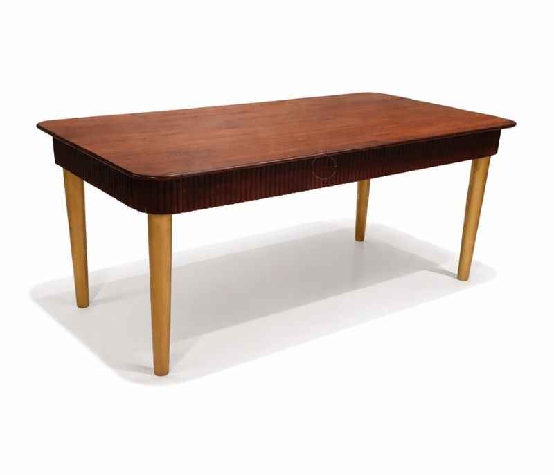 Image 9 for Fluted 1+6 Seater With Wooden Top Dining Set (BSK OTD)