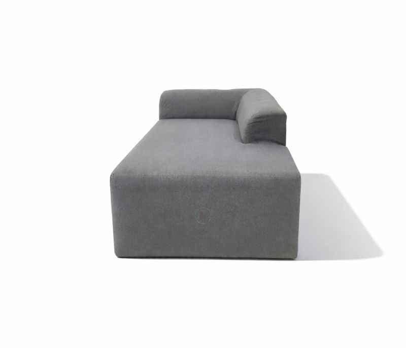 Image 12 for Sofa-05 Lounger Seater Linen Cotton Fabric (WH OTD)