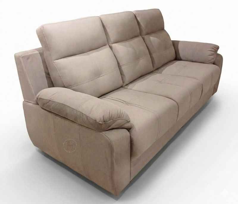 Image 5 for Atlas Comfort Sofa 3+2+1 Seater Velvet Suede Fabric Brown