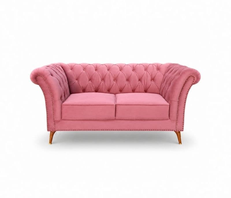 Image 13 for Chester sofa 3+2+1 Seater Velvet Fabric (BWD)