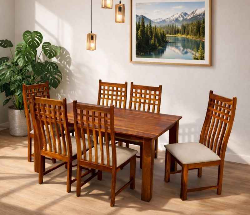 MH DT Honey 6+1 Solid Shesham Wood (WF OTD)