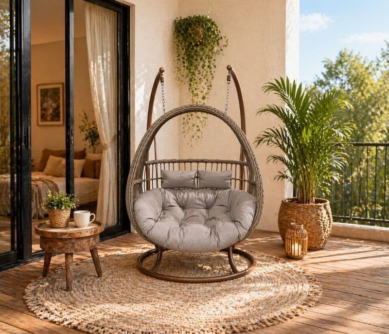 Swing 71 Grey Heavy Duty Stainless Steel Metal For Secure Suspension Reinforced Steel For Stability And Weight Distribution  (HYD OTD)