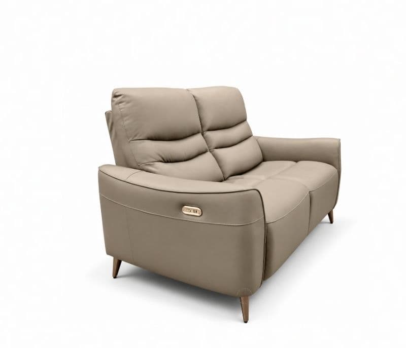 Image 13 for 6655  Electric Recliner 3+2 Leather Half