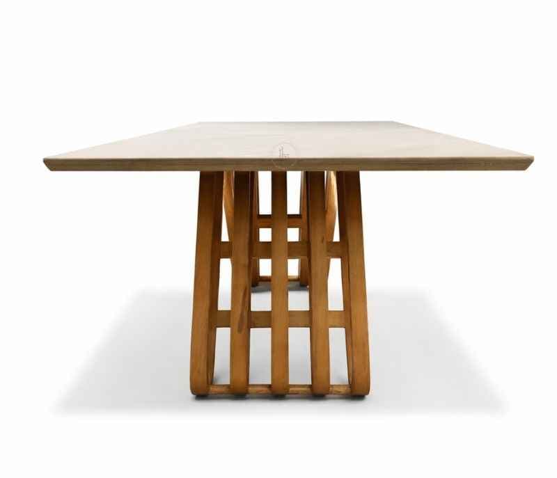 Image 10 for DT Lux/Dc 62 Dining Table-1+6 Chairs Ash Wood And Seramic Top Upholstery By Leatherette