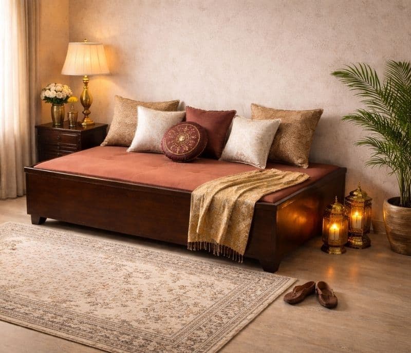 DIWAN Box With Top Lefting Engineering Good And Solid Wood (BTM)