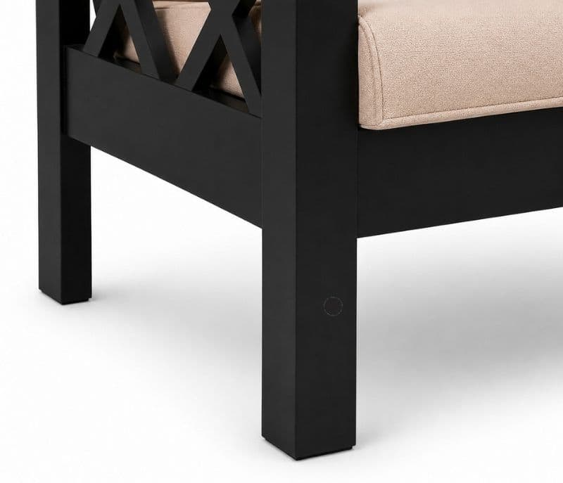 Image 5 for X Sofa 3+1+1 Seater Solid Rubber Wood (ZAM) (OWD)