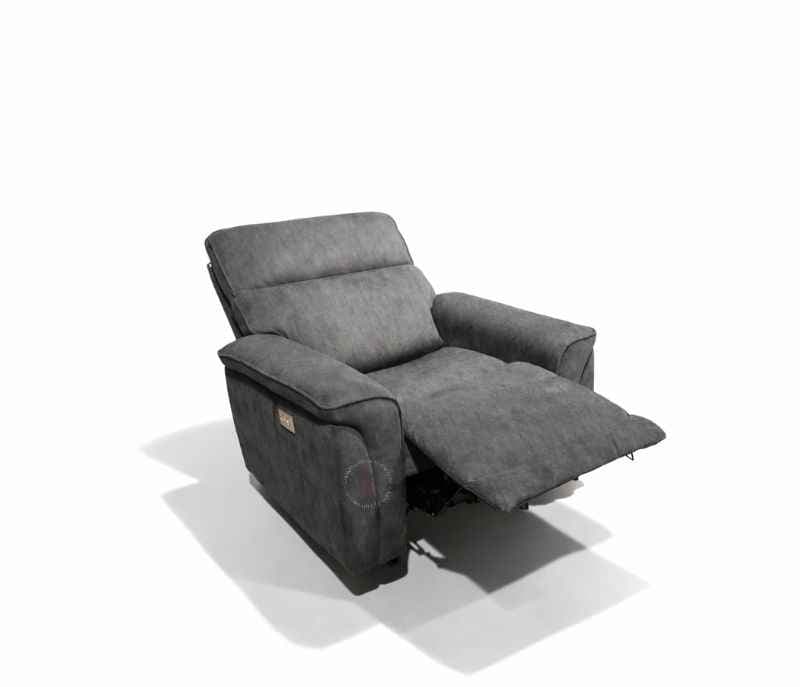 Image 9 for JH R171 2 Recliner+1 Motorized Recliner Suede Fabric (HYD OTD)