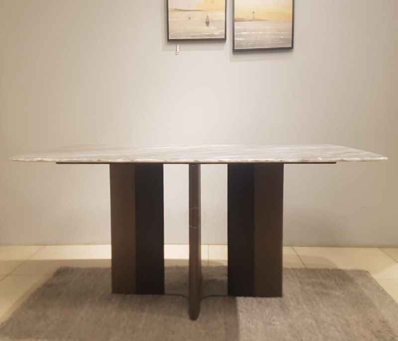 M NO 995B/A10-MDF DT Artlficial Marble Top Table