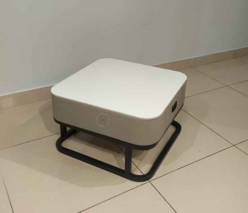 Image 8 for Instaa - 40856-C10-301 Powder Coted Metal Base & Glass With Centerdmarbal Marble Top (BSK)