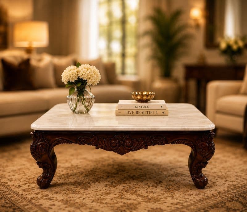 Image 1 for Carving Haritage Sofa Set 3+2+2+CT Seater (OWD)