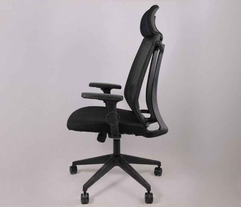 Image 7 for Twister HB Black Ergonomic High-Back Mesh Office Chair  Adjustable Height  Revolving Study Work from Home Chair (WFH)/Computer Desk Chair  Back Lumbar Support  Ergonomic Chair  Tilting  Arm Support