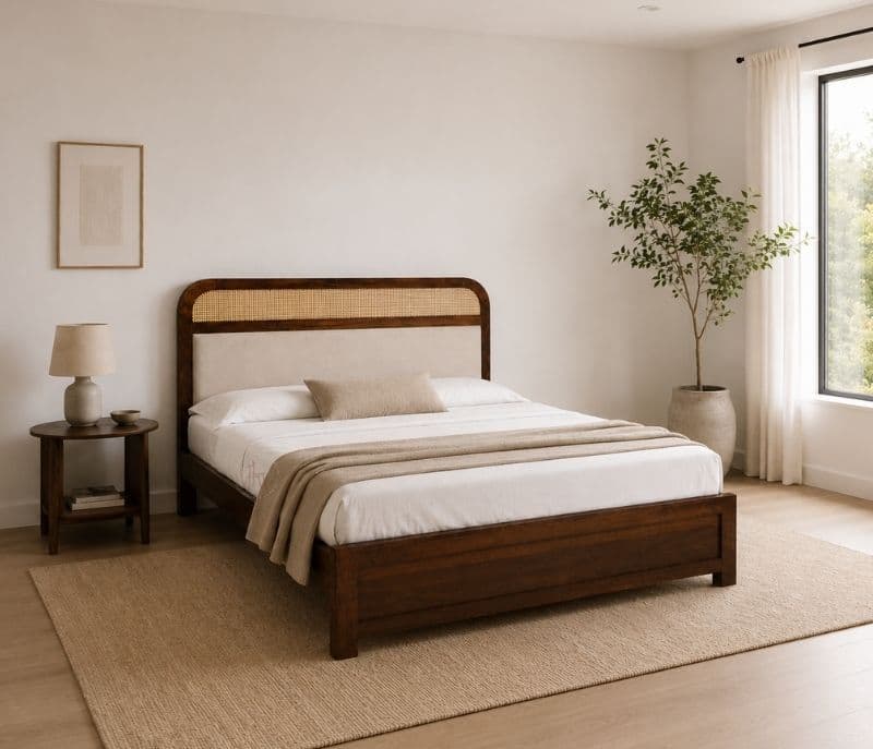 Surao king Size Without Storage Shesham Wood (BSK)