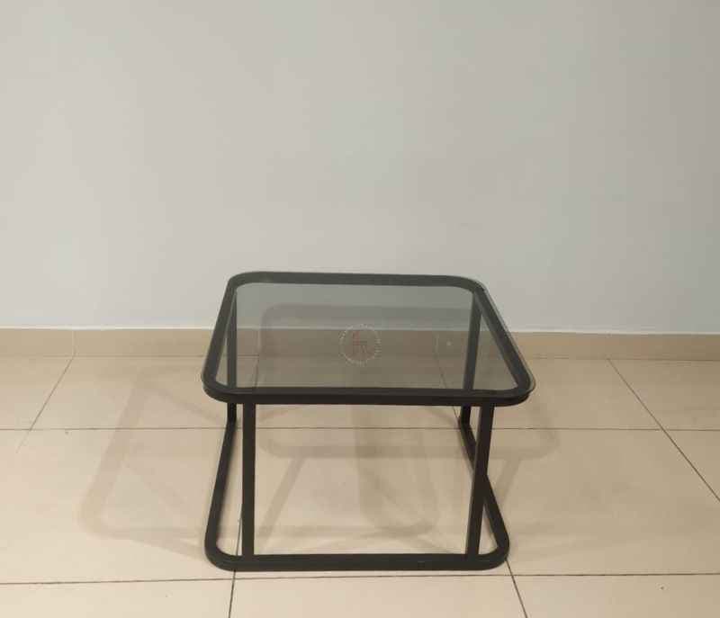 Image 9 for Instaa - 40856-C10-301 Powder Coted Metal Base & Glass With Centerdmarbal Marble Top (BSK)