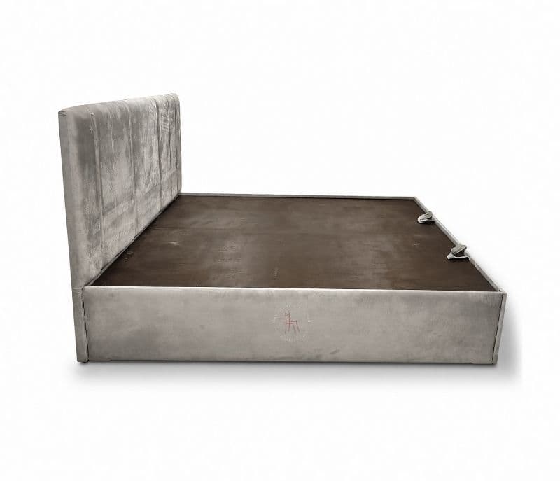 Image 10 for Lux King Bed With Hydraulic Storage Neem Wood (BSK)