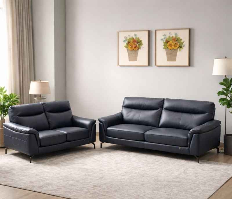 Sofa 6476- Casa Italiana Leather Body Touch Sofa Set 3+2 (CP OTD)