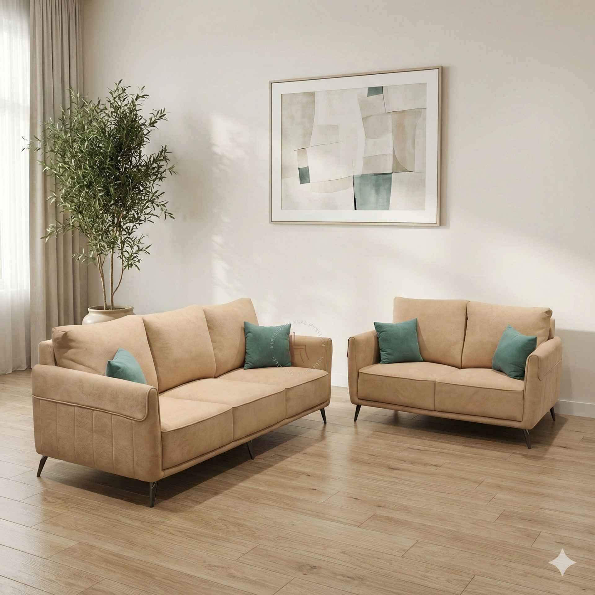 Alfemo Modern Lounge Sofa (CP)