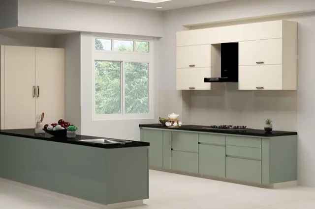 Parallel Shape Modular Kitchen