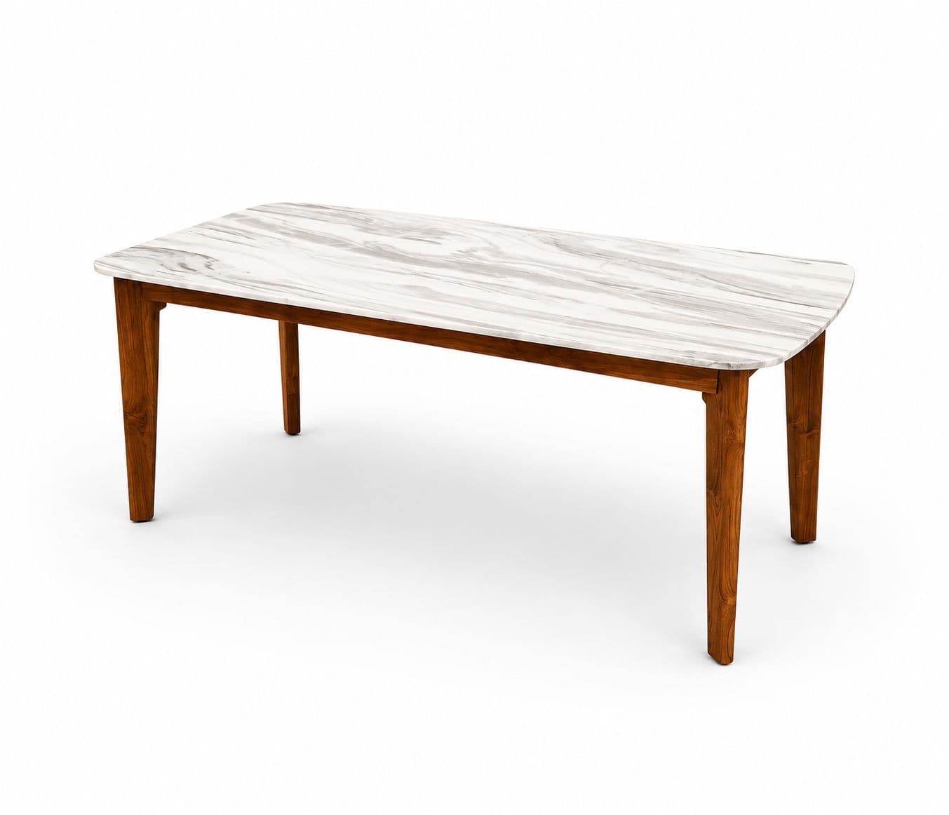 Image 13 for Imperium Elite 1+6 Dining Set Teakwood With Marble Top (BSK)(HYD)(EC)