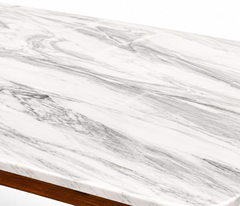 Image 16 for Imperium Elite 1+6 Dining Set Teakwood With Marble Top (BSK)(HYD)(EC)