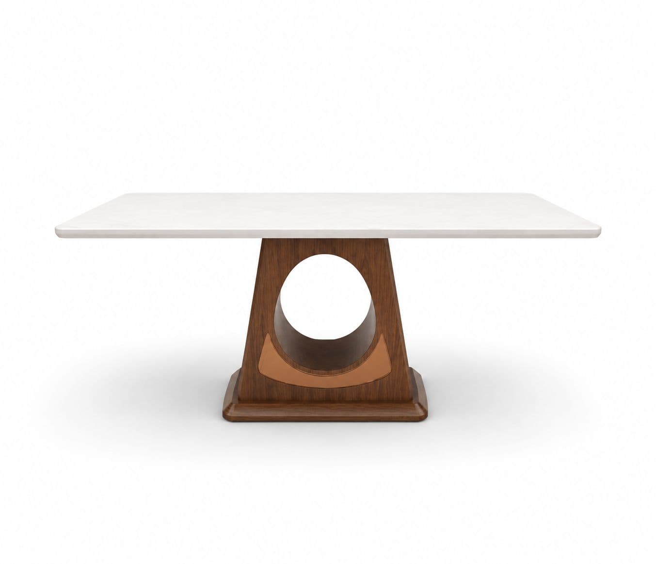 Image 14 for Dining Set 1+4 Seater Dt 186/3588 chair 701 Composite Marble Top Ash Wood With Metal Strip