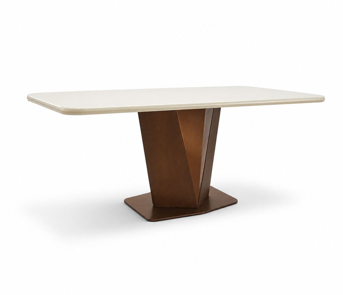 Image 15 for Dining Set 1+6 Seater 3663/D -302 Marble Top With Ash Wood With Metal Strip (WF)