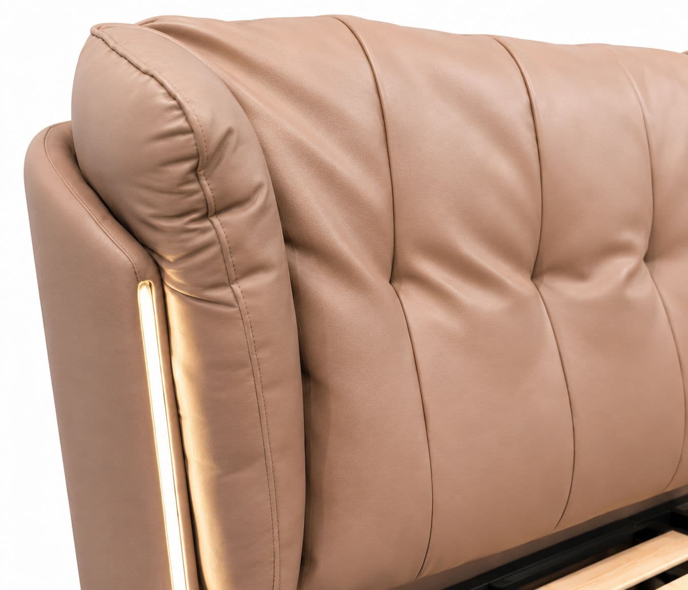 Image 7 for 2239 Leather Cot With King Size Hydraulic Storage (EC)(BWD)