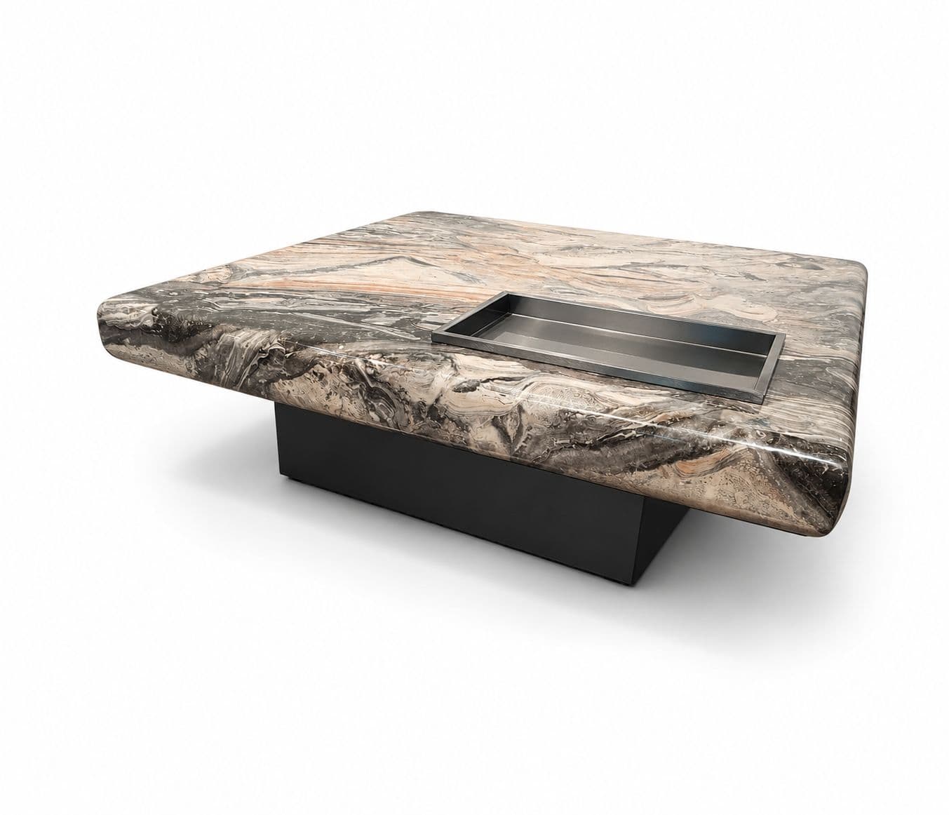 Image 9 for Center Table S2002 With Marble Top And Metal Base Support (HYD)