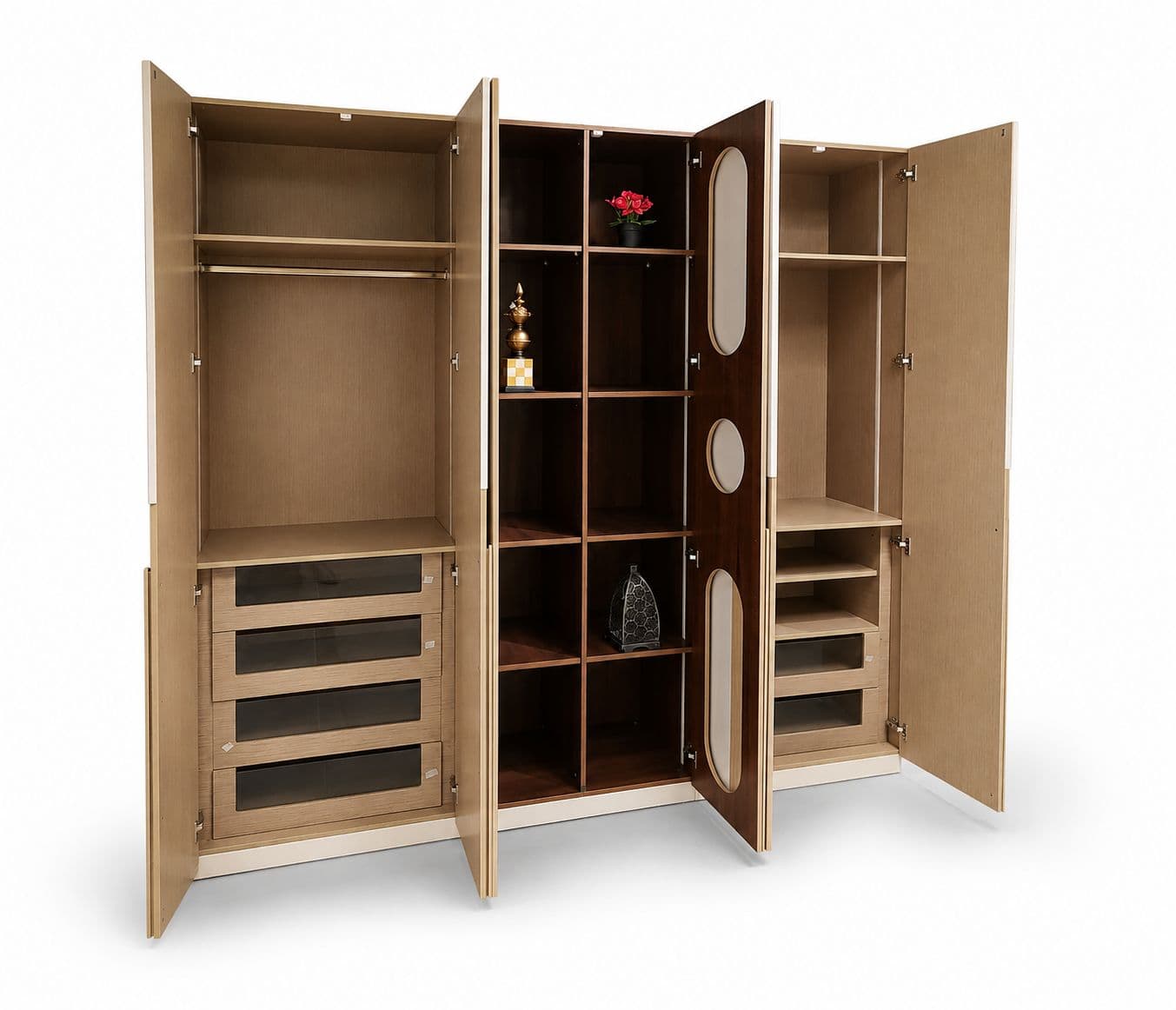 Image 18 for Bedroom Set 02 (45002) Hydraulic Storage Super Matt PU finish on premium MDF (HYD OTD)