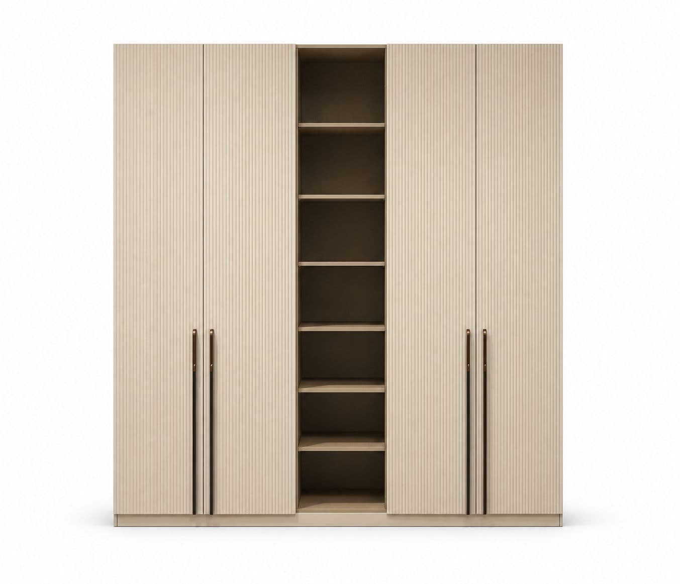 Image 15 for 45004 Bedroom Set Hydraulic Storage Bed one Bed Side Table  5 Door Drawer  Wardrobe And Dresser Storage Table (HYD OTD)