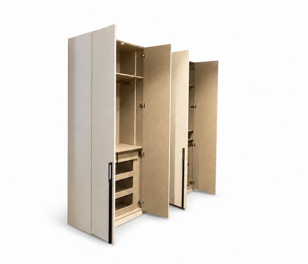 Image 17 for 45004 Bedroom Set Hydraulic Storage Bed one Bed Side Table  5 Door Drawer  Wardrobe And Dresser Storage Table (HYD OTD)