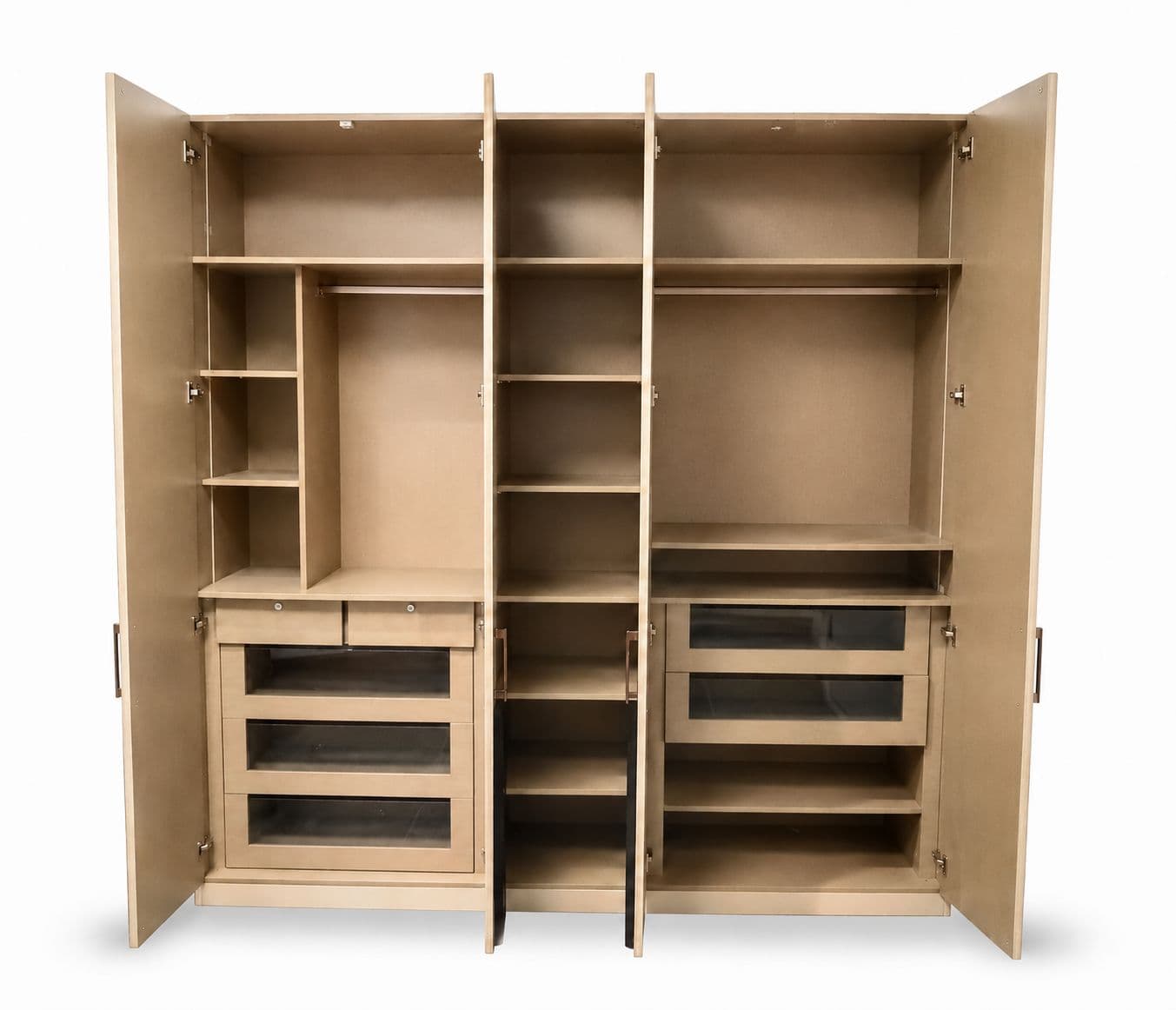 Image 12 for 45004 Bedroom Set Hydraulic Storage Bed one Bed Side Table  5 Door Drawer  Wardrobe And Dresser Storage Table (HYD OTD)