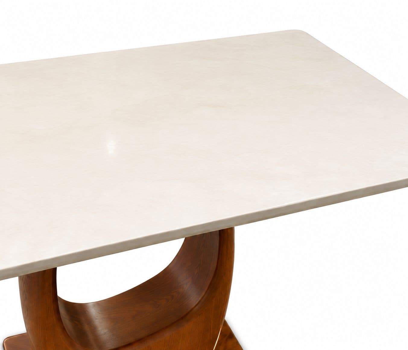 Image 11 for Dining Table 1+6 Seater  180/3588/709 With Marble Top And Wooden Base