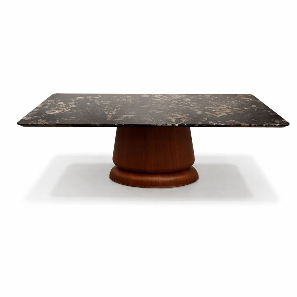Image 15 for Dining Set 1+8 Seater (2310/824) Wood Marble Top (Size - 7.3×3.8) & Leatherette (CP OTD)